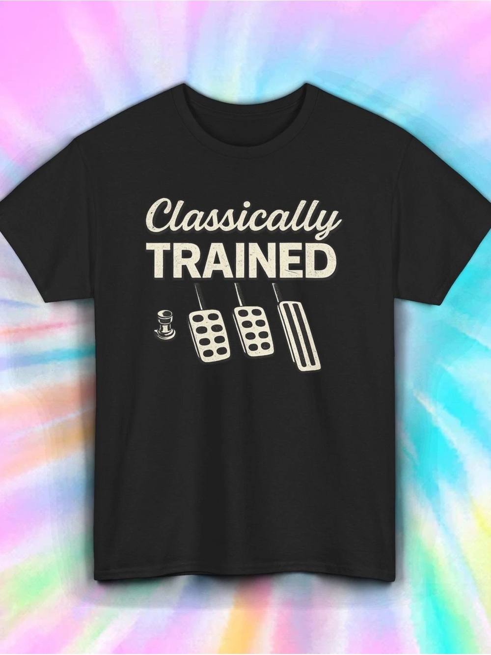 Classically Trained Black Graphic Tee